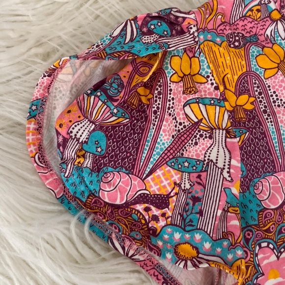 Blue Platypus "Groovy Mushroom print top" NWOT - Picture 2 of 5